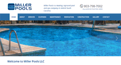 Desktop Screenshot of millerpoolsllc.com